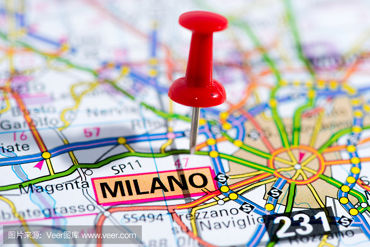 欧洲城市地图系列:米兰
