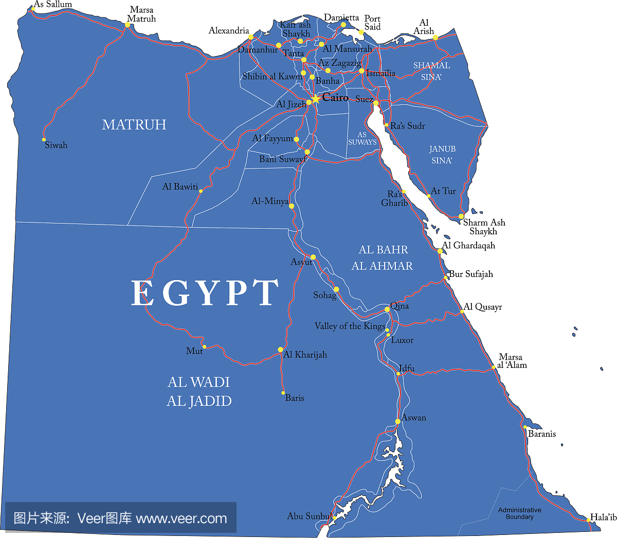 埃及地图