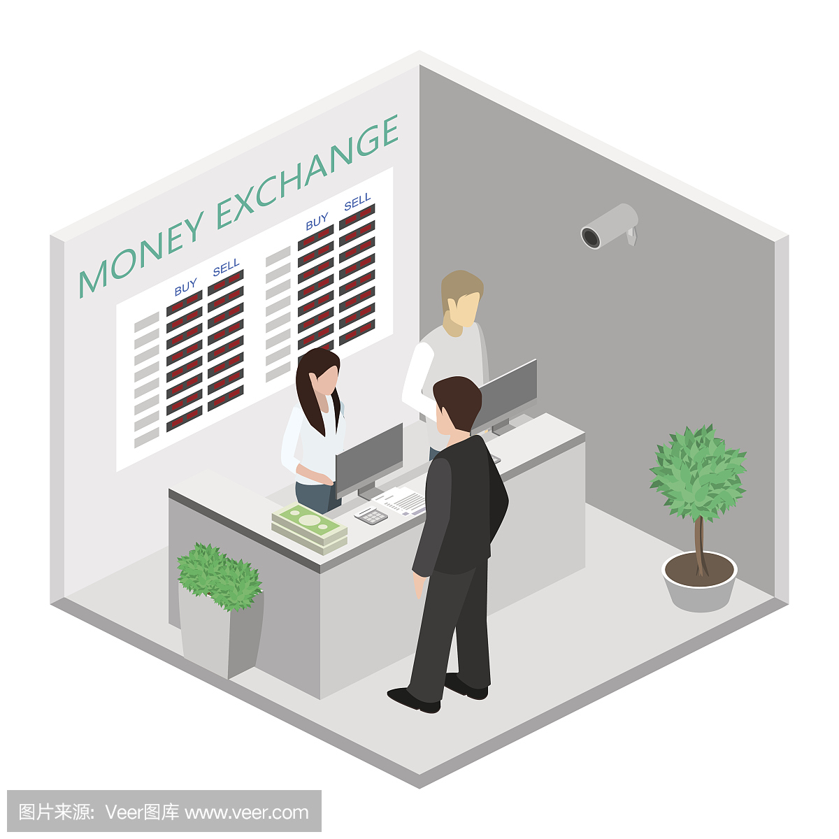 银行经理,银行管理人员,管理人员,外币兑换