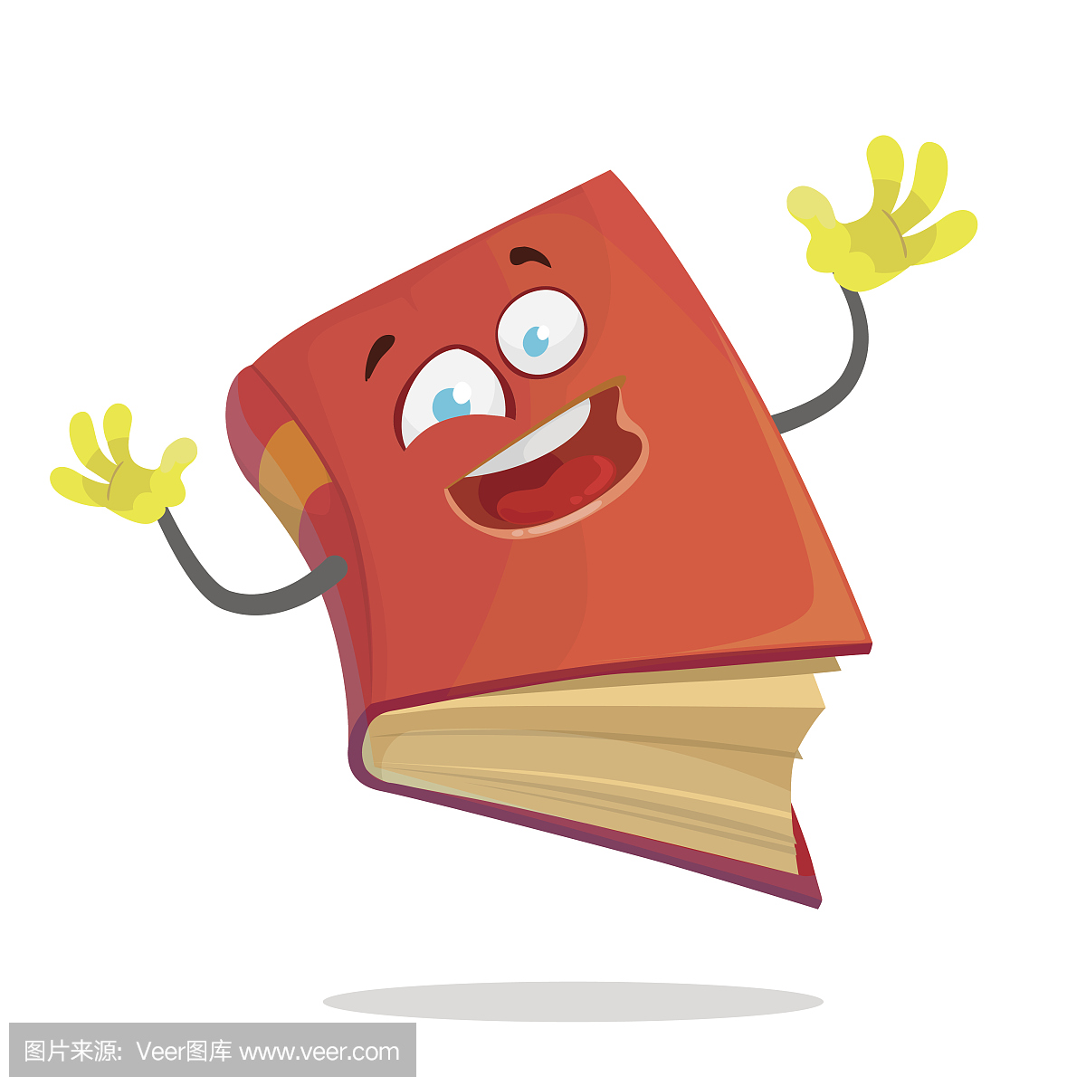 开朗的卡通红书
