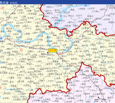 泸州市地图图片