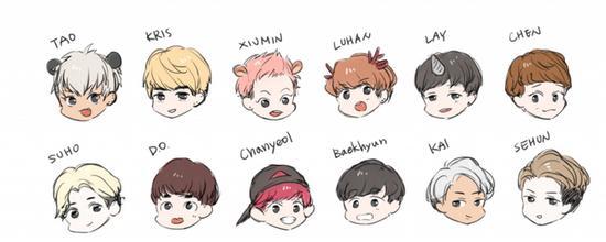 鹿晗动漫 唯美大杂烩