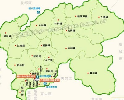 广州花都区地图图片