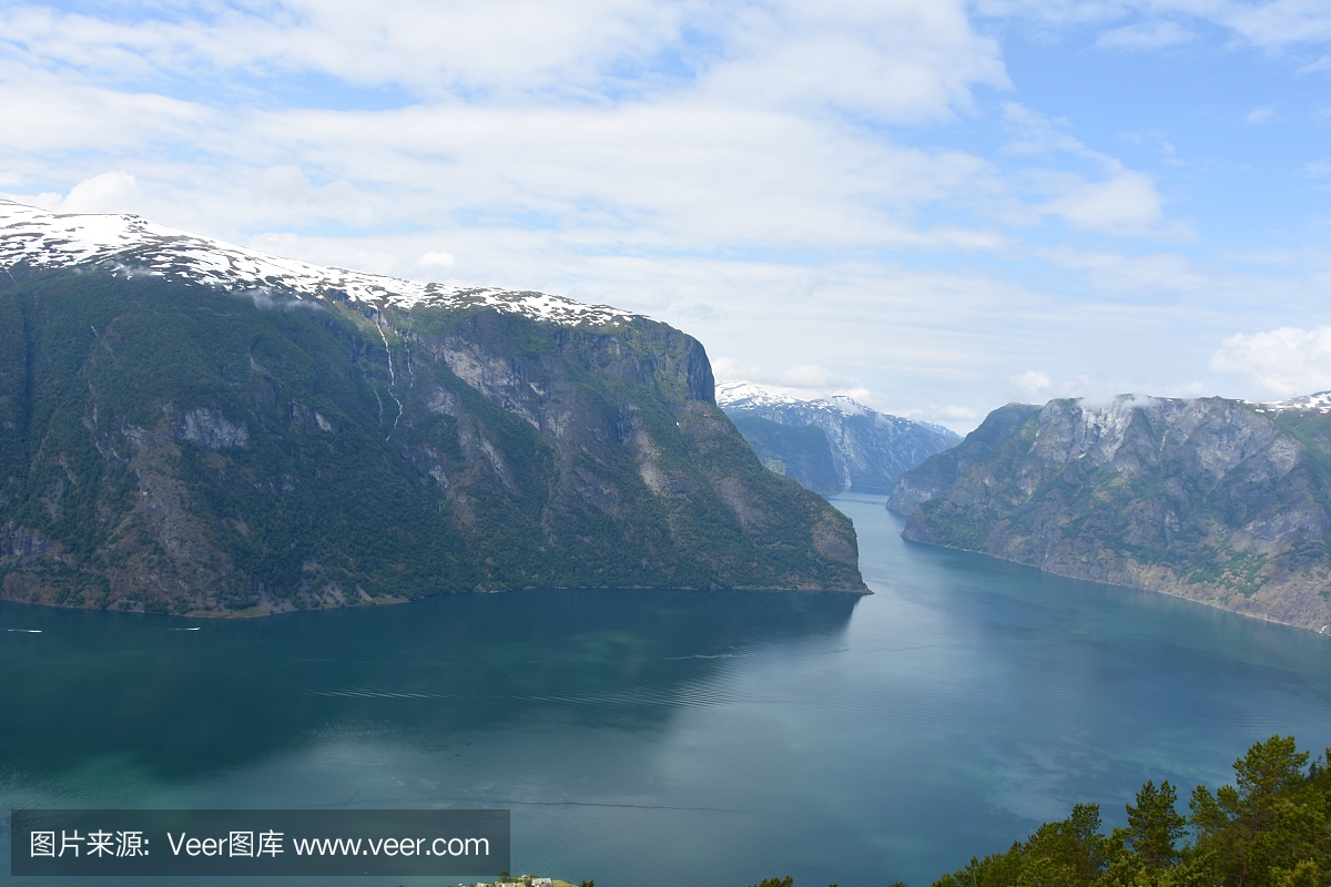 西弗加兹,西Fjords,摄影,水平画幅