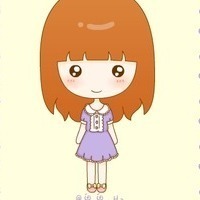 可爱卡通小女孩头像