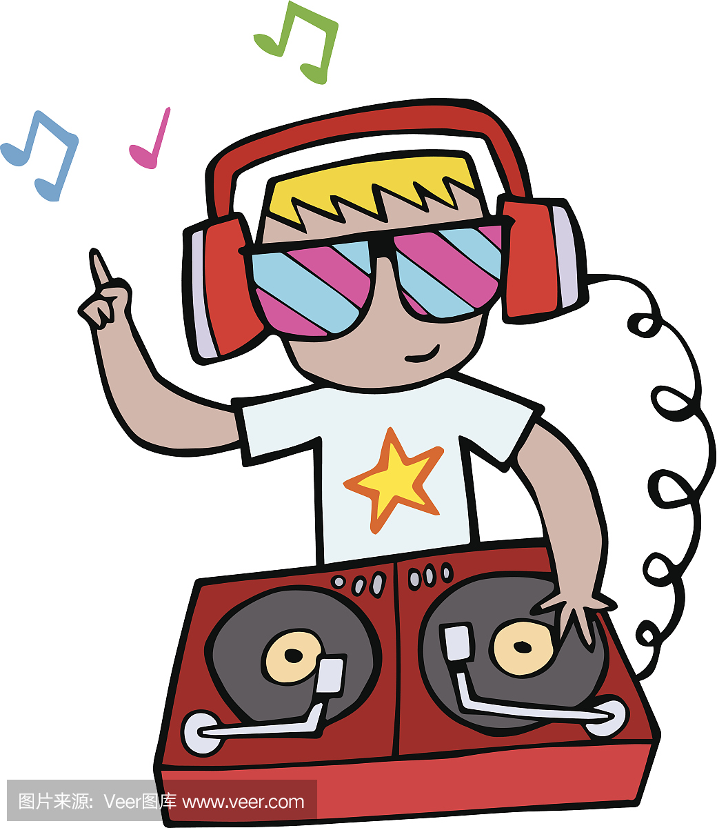 聚会的音乐主持人,酒吧DJ,流行音乐播音员,打碟