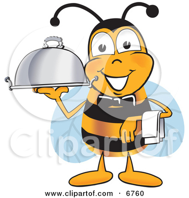 Clipart Picture of a Bee Mascot Cartoon Chara Clipart Picture of a Bee Mascot Cartoon Chara