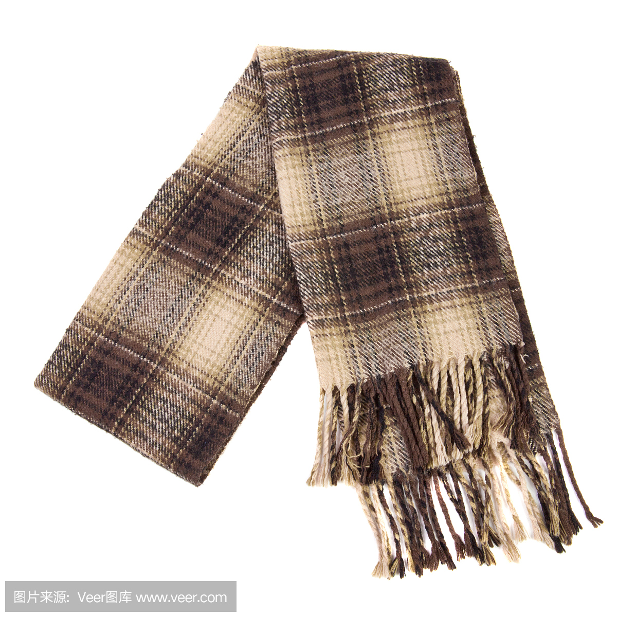 格子羊毛围巾
