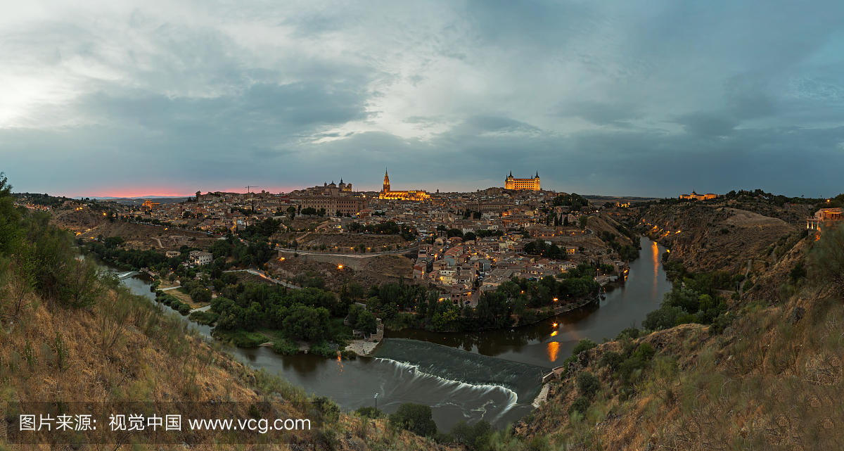 托莱多(卡斯蒂利亚 - 拉曼恰\/西班牙) - 全景