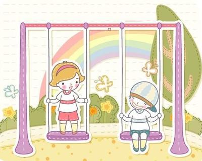 多彩童年儿童画