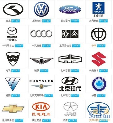 车标3个o 不常见国产车标大全-汽车