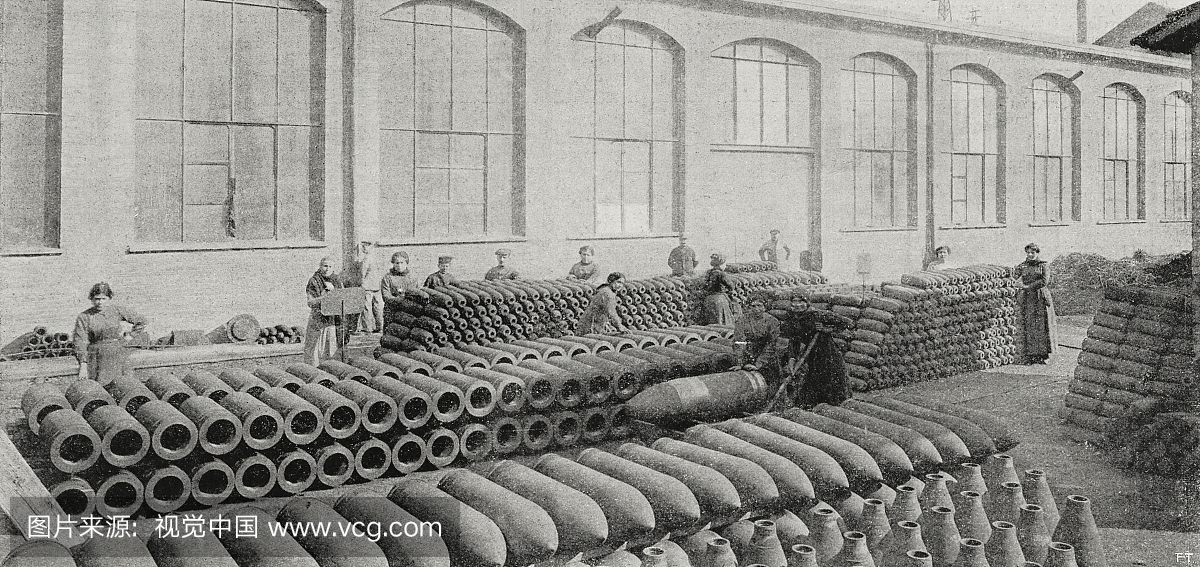 1917年5月20日,意大利第一次世界大战弹药工