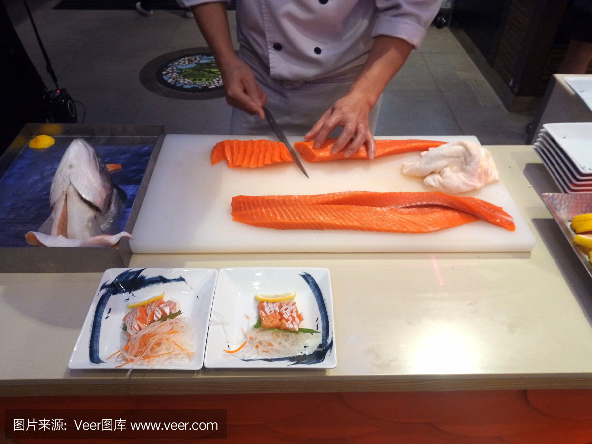 生鱼片三文鱼日本食品瘦身达人jcj1446图片