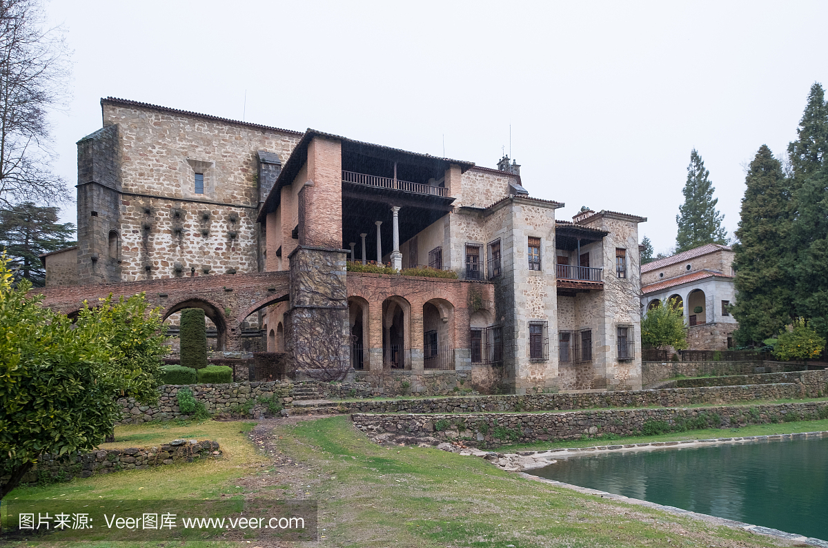 Yuste,埃斯特雷马杜拉,西班牙修道院。 1556年