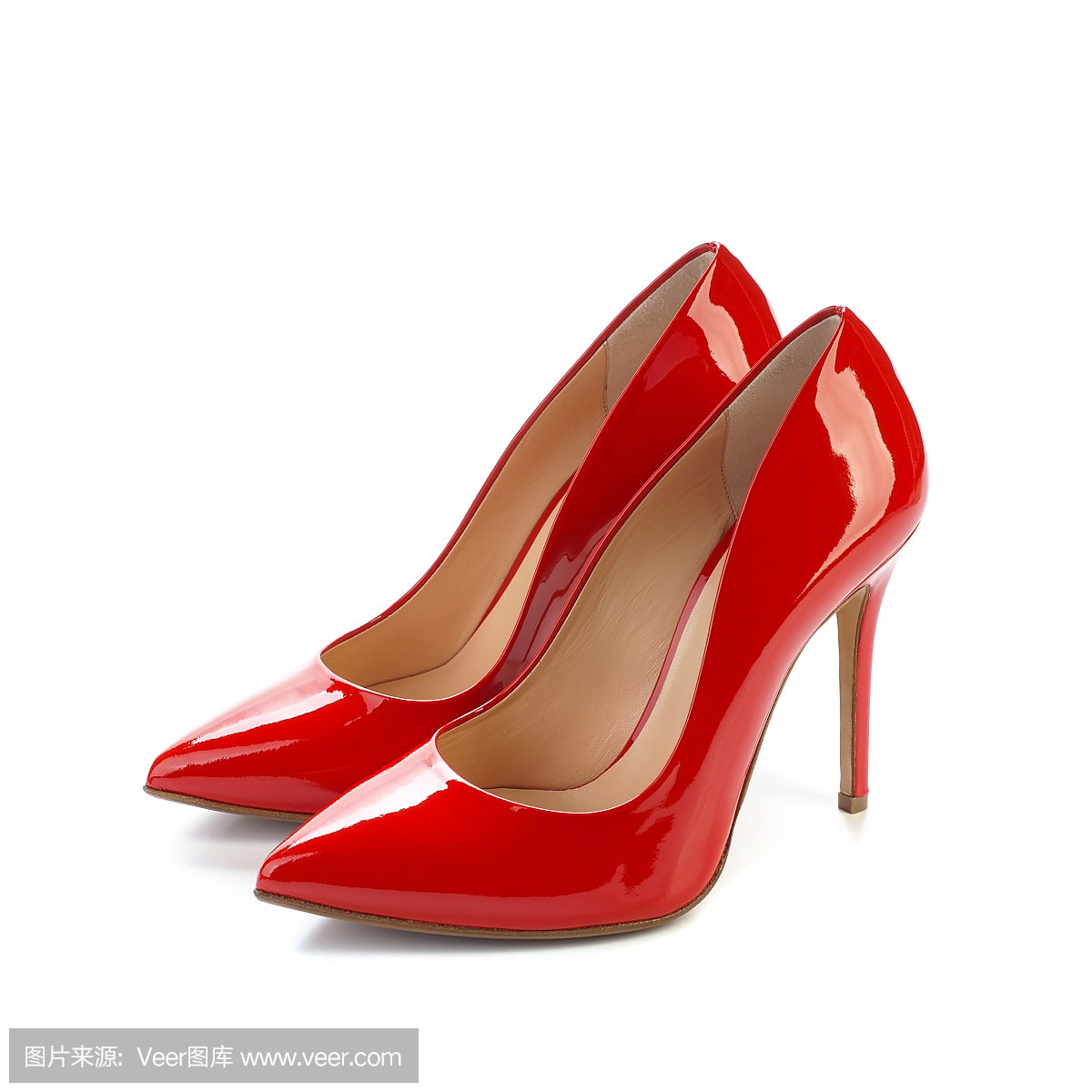 红色高跟鞋女士经典鞋