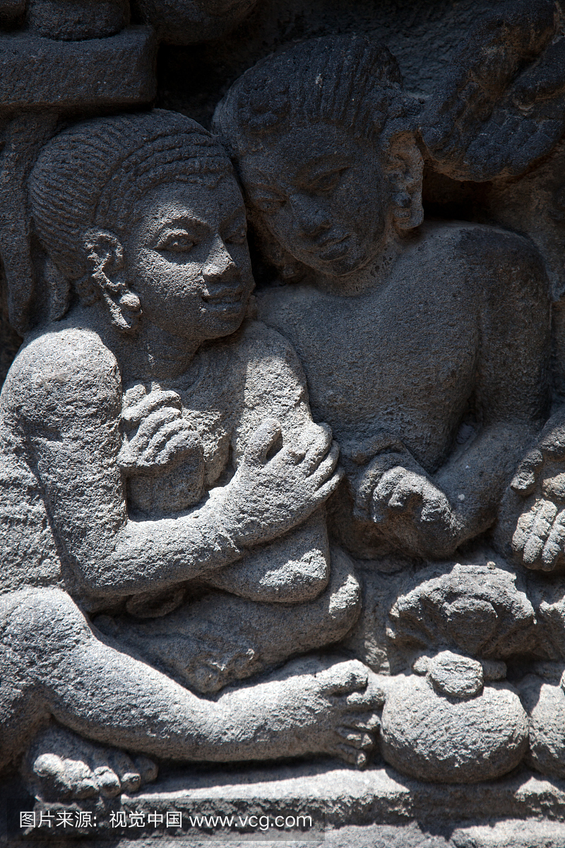 雕刻石浮雕,普兰巴南神庙