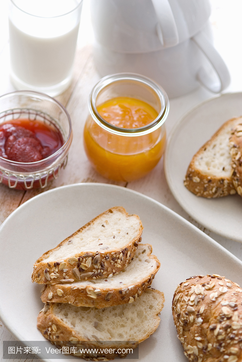 草莓酱,草莓果酱,笋,竹笋