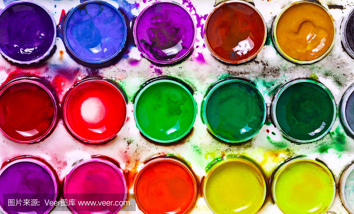 水粉画,树胶水彩画,水彩颜料,水彩画颜料