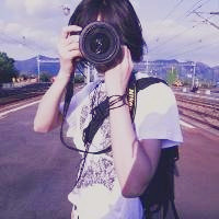 拿相机女生头像 手拿单反唯美女生头像 - ╋多-14kb