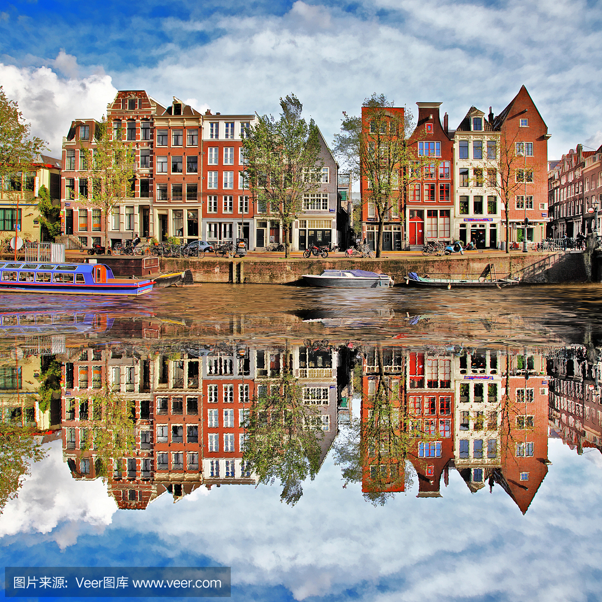 阿姆斯特丹,荷兰城市,荷兰首都,运河