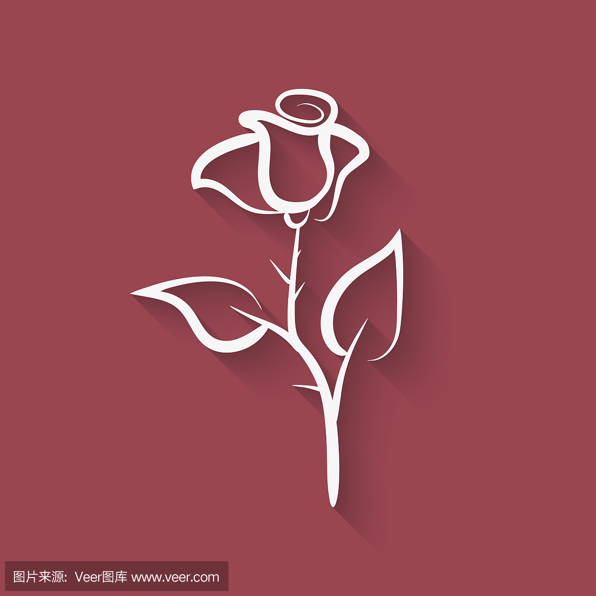 玫瑰花符号