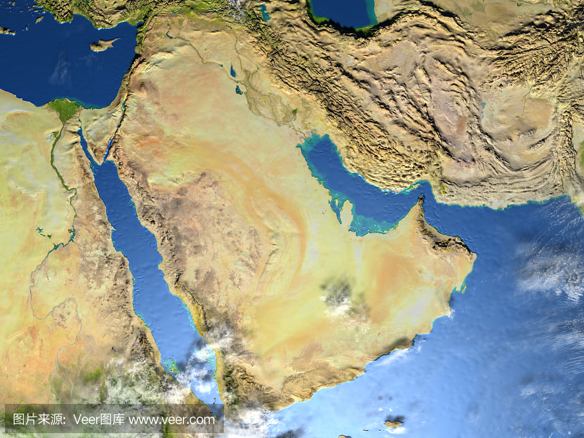 地球上的阿拉伯半岛