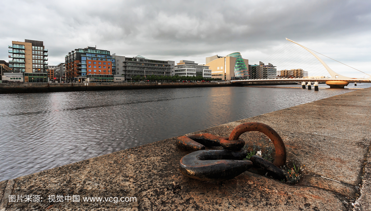 爱尔兰都柏林,全景,气候,商用码头